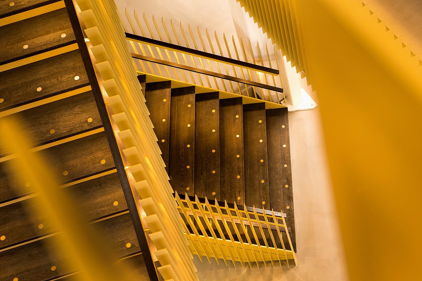Stairs in The Citizen House in Odense 